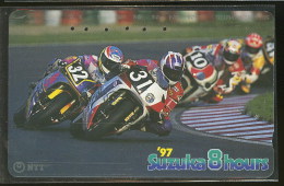 Moto Course Suzuka 8 Heures 1997 Télécarte Japon Moto Racing Suzuka Hours 1997 Phonecard Japan - Motos