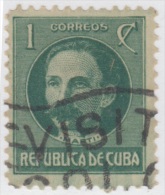 1917-131. CUBA. REPUBLICA. 1917. PATRIOTAS. 1c. JOSE MARTI. MARCA POSTAL :  VISITE COLON. - Nuovi