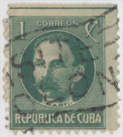 1917-134. CUBA. REPUBLICA. 1917. PATRIOTAS. 1c. JOSE MARTI. MARCA POSTAL :  VISITE COLON. - Nuovi