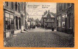 Wervik Rue Du Pont 1916 German Fieldpost Postcard Mailed - Wervik