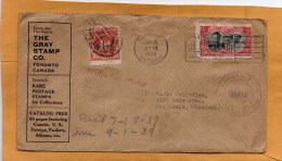 Canada 1939 Cover Mailed To USA To USA - Cartas & Documentos