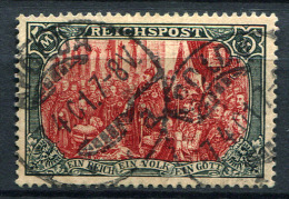 27881) DEUTSCHES REICH 5.- Reichspost Gestempelt Aus 1900, 500.- € - Usados