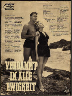 Das Neue Film-Programm Von Ca. 1953  -  "Verdammt In Alle Ewigkeit"  -  Mit Burt Lancaster , Montgomery Clift - Magazines