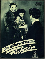 Das Neue Film-Programm Von Ca. 1950  -  "Die Schwarze Füchsin"  -  Mit Jennifer Jones , David Farrar - Zeitschriften