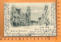 DONAUWÖRTH: Gruss, Reichsstrasse Obere Partie - Donauwoerth