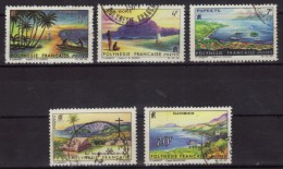 Polynésie Française - N° 30 à 34 Oblitérés - Paysages - Used Stamps