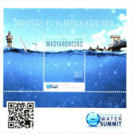 HUNGARY 2013 EVENTS The Water Summit In BUDAPEST - Fine S/S MNH - Unused Stamps