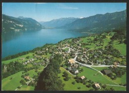 KRATTIGEN Frutigen Hotel Restaurant SEEBLICK Flugaufnahme Thunersee 1988 - Frutigen