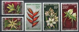 138 COMORES 1969/70 - Fleurs Blumen Flowers (Yvert 53/54 - A 26/28) Neuf **(MNH) Sans Trace Charniere - Nuovi