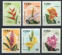 138 CUBA 1974 - Fleurs Blumen Flowers (Yvert 1779/84)  Neuf **(MNH) Sans Trace Charniere - Neufs