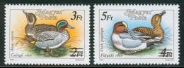 HUNGARY - 1989.Ducks With Overprint Cpl. Set MNH! - Ungebraucht