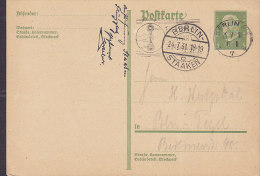 Germany Postal Stationery Ganzsache Slogan "Fernsprecher Spart Zeit Und Geld" Telephone BERLIN-STACKEN 1931 - Postkarten