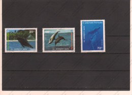 POLINESIA FRNCESA Nº 450 AL 452 - Baleines
