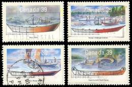 Canada (Scott No.1266-69 - Petites Embarcations De Travail / Work Boats) (o) - Oblitérés