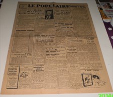 Le Populaire Du 21 Septembre 1944.(Nancy Libérée Par Les FFI-V1) - Français