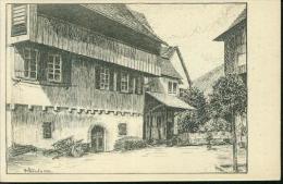 Rarität G. Strauß Pinx 1926 Alter Winkel In Schiltach - Schiltach