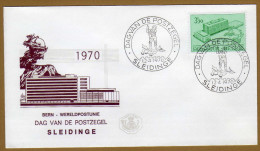 Enveloppe Cover Brief FDC 1529 Journée Du Timbre Union Postale Universelle Sleidinge - 1961-1970