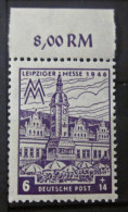 Alliierte Besetzung 1946 SBZ Sachsen Briefmarken Gummiert Rand RM - Soviet Zone