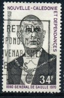 New Caladonia 1971 34f De Gaulle Issue #393 - Used Stamps