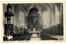 78 BONNIERES INTERIEUR DE L EGLISE - Bonnieres Sur Seine