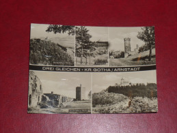 1966 Drei Gleichen Kreis Gotha Arnstadt Sachsen Anhalt Alte Ansichten Gebraucht Used Germany Postkarte Postcard - Arnstadt