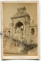 - Photo Très Ancienne - Le Palais Longchamp, Statue, Entrée, Marseille, Sur Carton épais, BE, Scans. - Oud (voor 1900)