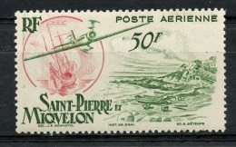 St. Pierre Et Miquelon  1947 50f Air Mail Issue #C15  MNH - Unused Stamps