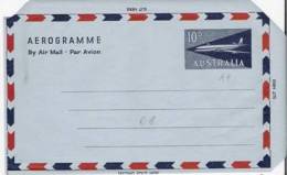 Au058 /  Australien - Aerograme  A 9 Ungebraucht    1959** - Storia Postale