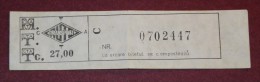 Romania - C.T.A. - Bus Ticket - Europe