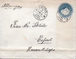 EGYPTE ENTIER POSTAL POUR L'ALLEMAGNE 1910 - 1866-1914 Khedivate Of Egypt