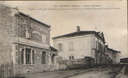 France - Carte Postale Ecrit - Julienas - Bureau De Poste - 2/scans - Julienas
