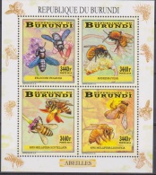 Burundi Bees -Abeilles-Bijtjes 2014 - Sheet Set MNH - Nuovi