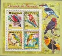 Burundi Songbirds-Oiseaux Chanteurs-Zangvogels 2014 - Sheet Collective MNH - Neufs