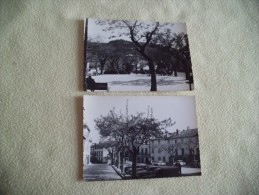 2 CARTES...JARDIN PUBLIC ETPLACE DE L'HOTEL DE VILLE... - Le Beausset