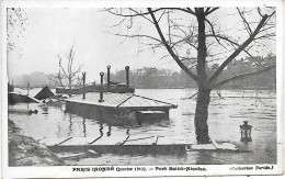 PARIS INONDEE - Janvier 1910 - Port Saint Nicolas - Arrondissement: 06