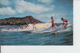Surfing And Canoeing At Waikiki - Other & Unclassified