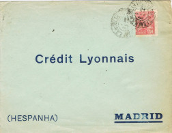 11555. Carta PORTO ALEGRE (Brasil) 1928. Credit Lyonnais - Briefe U. Dokumente