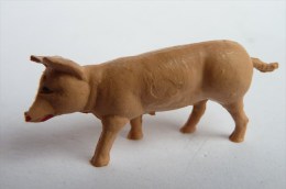 FIGURINE MARQUE INCONNUE  - ANIMAUX ANIMAL DE LA FERME - COCHON 1 Pas Starlux, Clairet, Jim - Varkens