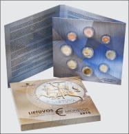 Lithuania 2015 Official Euro Coins Set Mint With Jeton PROOF - Litauen