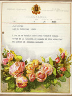 Télégramme Fleurs Roses - Telegrams