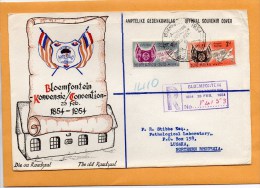 South Africa 1954 FDC Mailed Registered - FDC