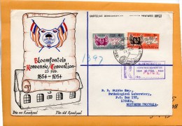 South Africa 1954 FDC Mailed Registered - FDC