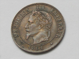 2 Centimes Napoléon III 1861 A - Tête Laurée  ***** EN ACHAT IMMEDIAT **** - 2 Centimes