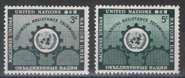 Verenigde Naties New York Y/T 19 / 20 (**) - Unused Stamps
