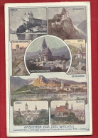 DEUA-02 Ansichten Aus Der Wachau Zwischen Melk U. Krems. Gelaufen In 1925 Für Die Schweiz. - Wachau