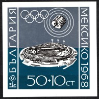 Bulgaria 1968 Olympic Games Mi#Block 22 Mint Never Hinged - Neufs