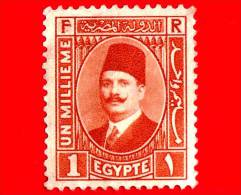 EGITTO - Usato - 1936 - Re Fuad I - 1 - Used Stamps
