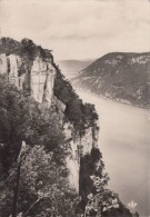 Cp , 01 , NANTUA , Le Grand Rocher Et Le Lac - Nantua