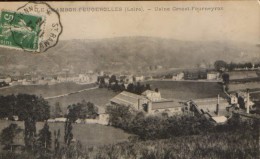 France - Carte Postale Circule 1913  - Chambon Feugerolles - Usine Crozet  Fourneyron - 2/scans - Le Chambon Feugerolles