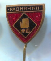 BOXING - BOX RING, Club NIS Serbia, Vintage Pin Badge, Enamel - Boxing